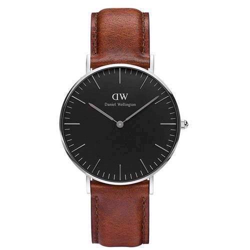 Image of rustfri stål Classic Black St Mawes quartz Dame ur fra Daniel Wellington